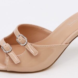 HEELS BERMUDA-16 NUDE (LG ) 7.5