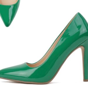 HEELS SCHEME-S GRN PAT (LG) 5.5