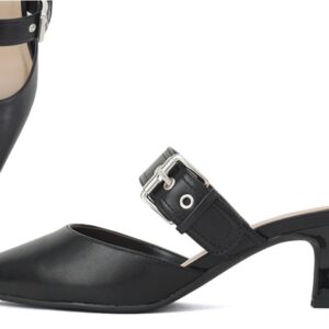 HEELS DELYNN-S BLK PU (LG)  5.5