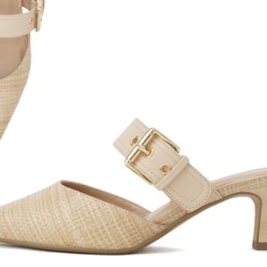 HEELS DELYNN-S NAT RAF/PU (LG)  10