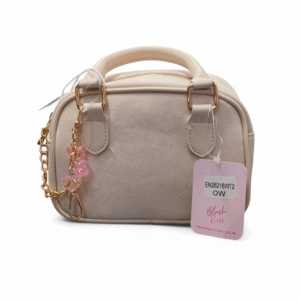 BOSTON-STYLE HANDBAG OFFWHITE