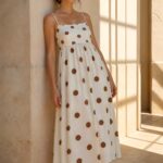 DRESS POLKA DOT CREAM