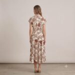 MIDI DRESS MOCHA - Image 3