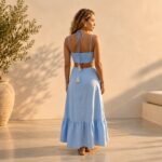 MAXI DRESS BLUE - Image 2