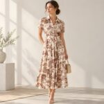 MIDI DRESS MOCHA