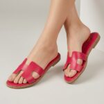 FLAT SANDALS RED